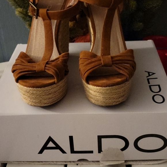 Aldo Patuel Espadrille Wedge Sandals - Picture 4 of 6